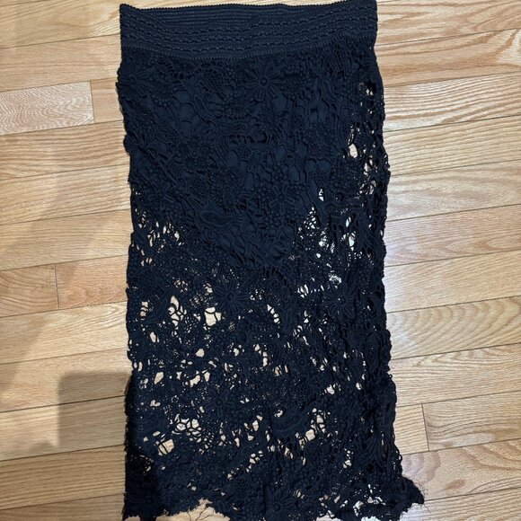 H&M Black mesh skirt - Picture 1 of 2